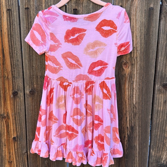 Posh Peanut Isabela Short Sleeve Ruffled Twirl Dress - Picture 9 of 14